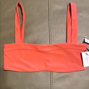 NWT- Madewell Jade Swim, Coast Top, Terracotta, Size M